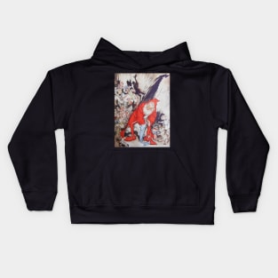 1915 Christmas, Arthur Rackham Kids Hoodie